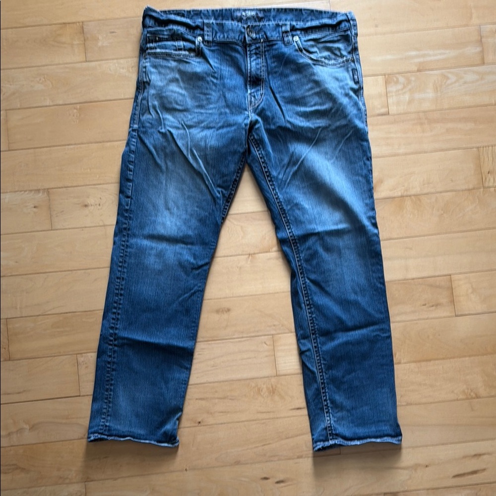 Men's Blue Jeans Silver size 40/34
